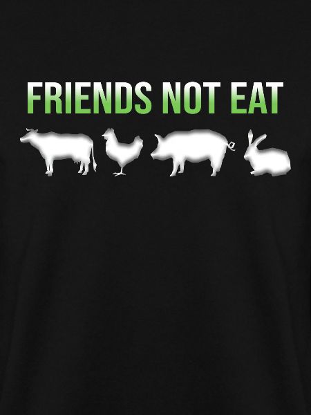 Vegetarier Veganer Spruch