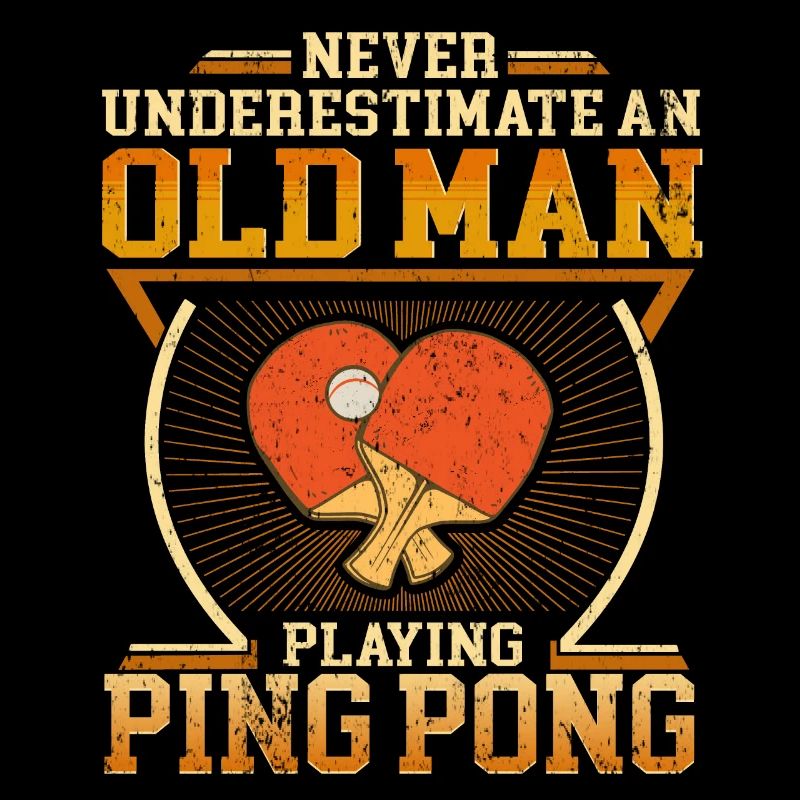 Cool Ping Pong Dad Ping Pong Spieler Vater