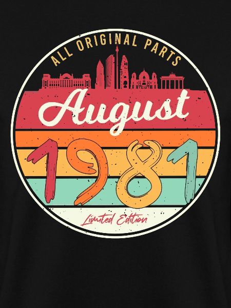 Geschenkidee Für August 1981