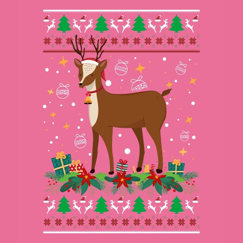 Pull de Noël moche Renne