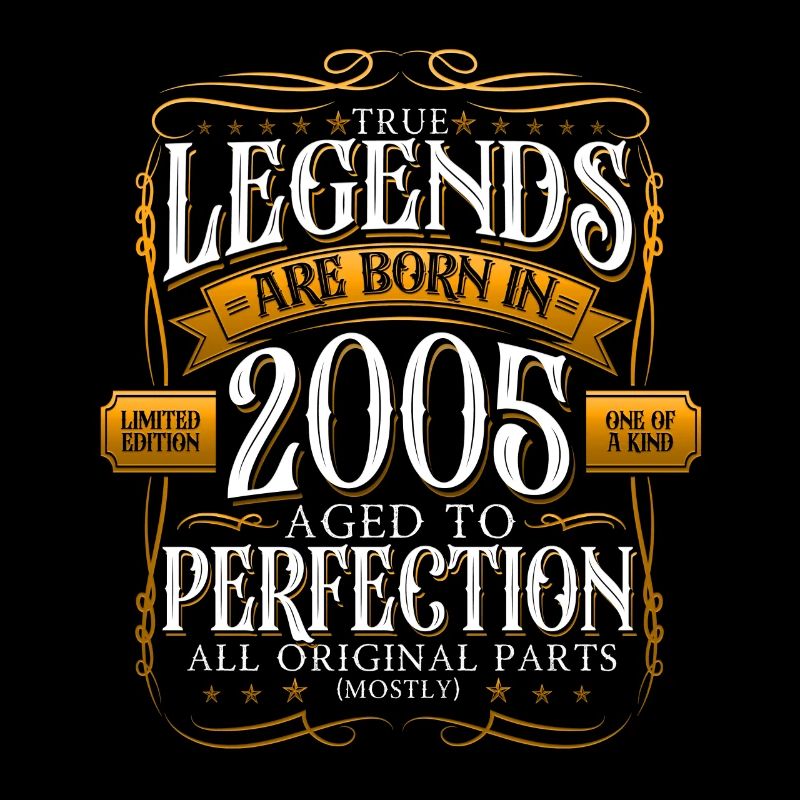 Legend 2005 17th Birthday Gift Men Funny