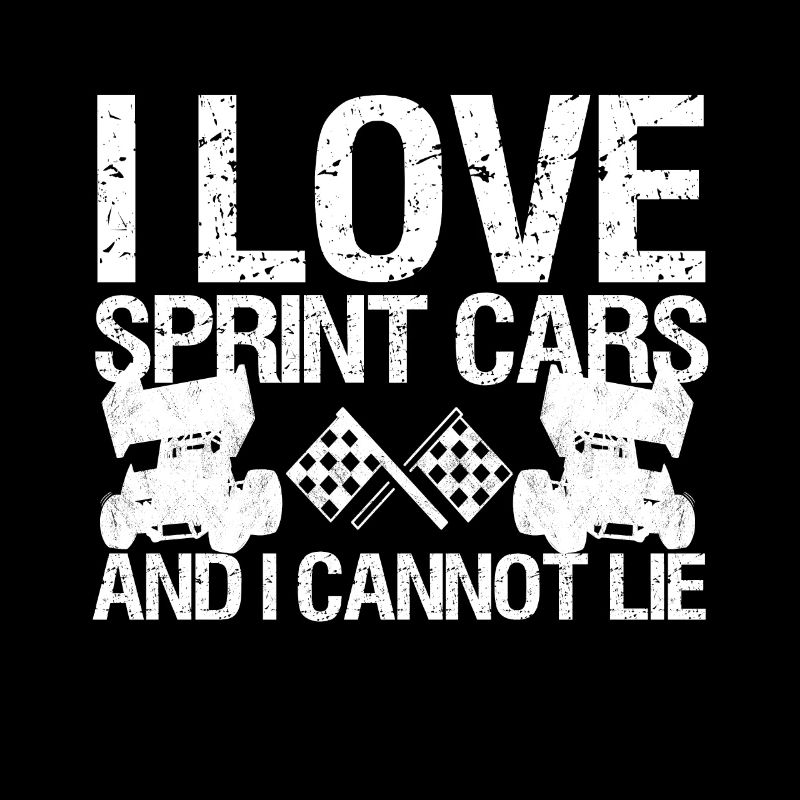 Sprint Car Racing Spruch