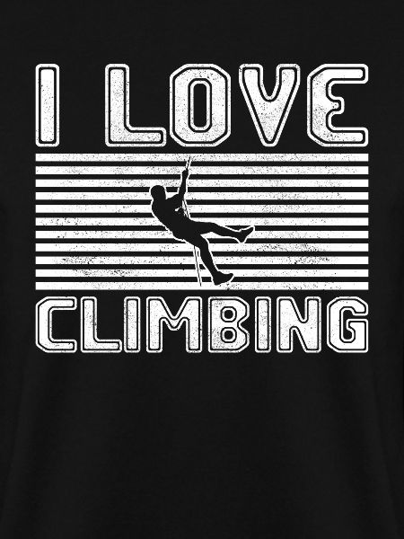 I love climbing