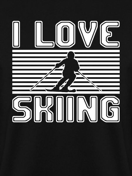 I love skiing