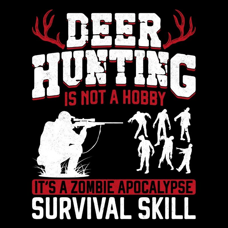 Buck Deer Hunting Hunter Zombie