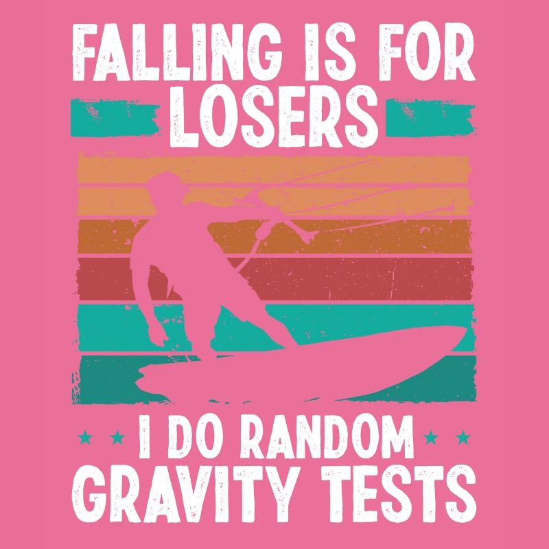 Kiteboarder Random Gravity Tests Funny Kitesurf