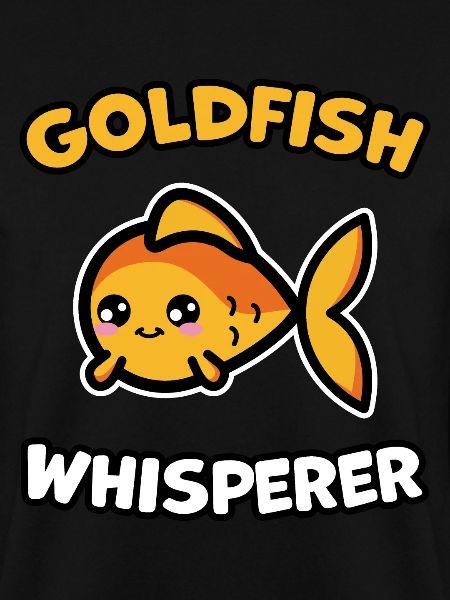 Goldfisch Geschenkidee Spruch