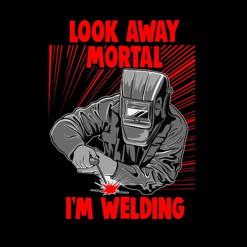Welder slogan design for metal workers