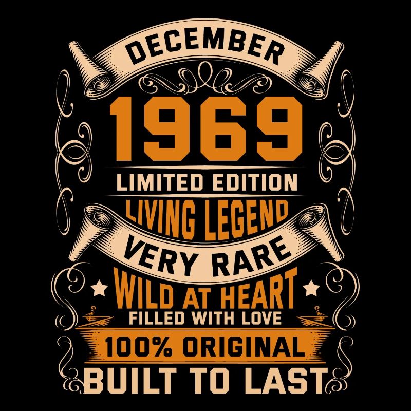 Birthday Legends 100% Original December 1969