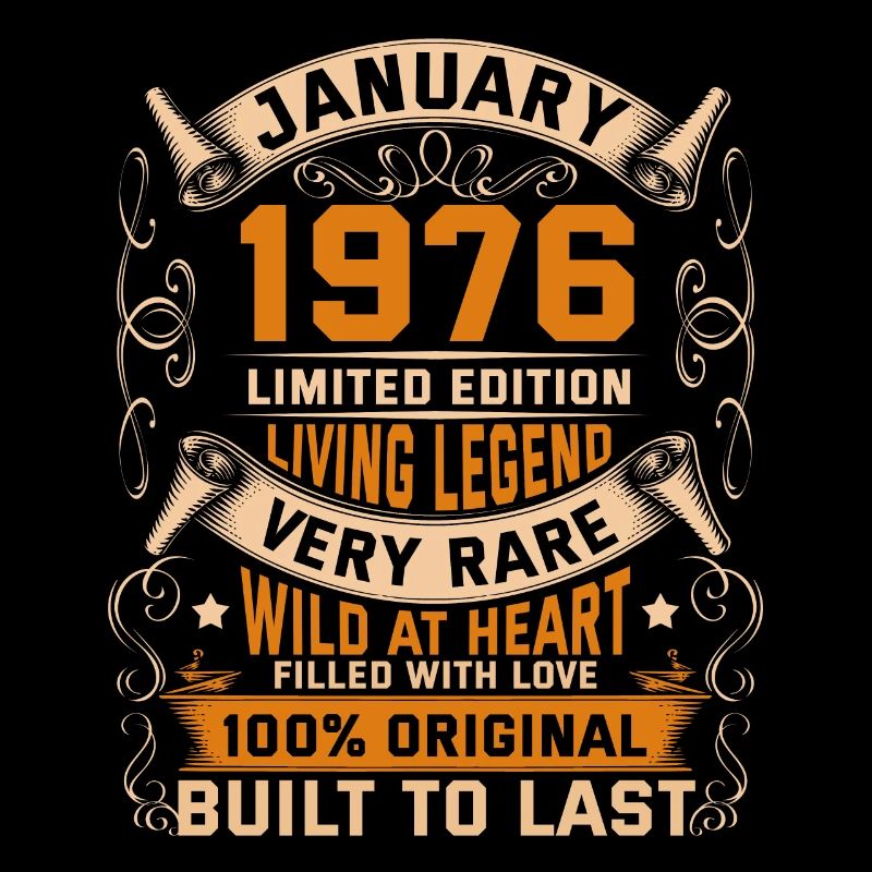 Birthday Legends 100% Original Janvier 1976