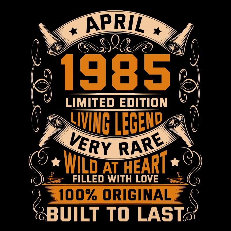 Birthday Legends 100% Original April 1985
