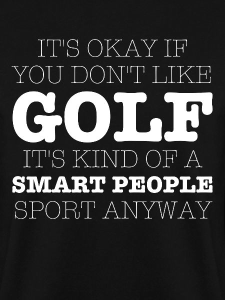 Golf Spieler Spruch Geschenkidee
