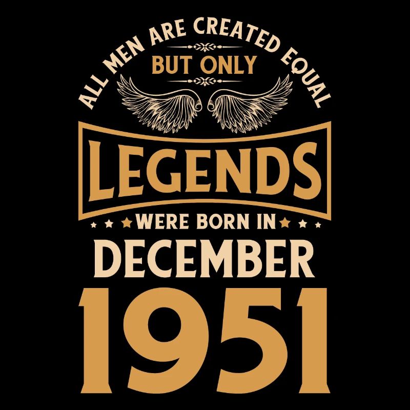 Anniversaire Les légendes sont nées en décembre 1951