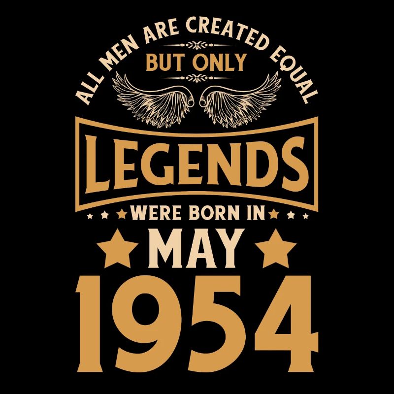 Les légendes d’anniversaire sont nées en mai 1954