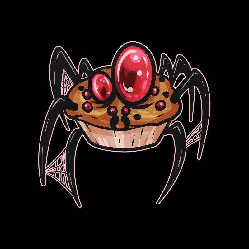 Muffin Spider with Spiderweb Scary eyes costume