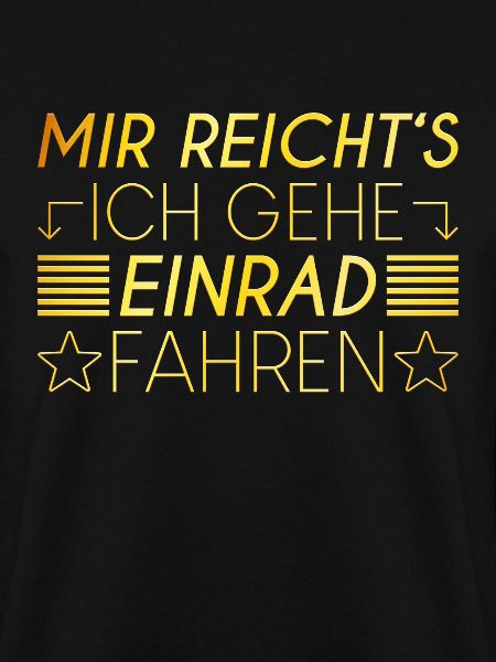 Einrad Spruch