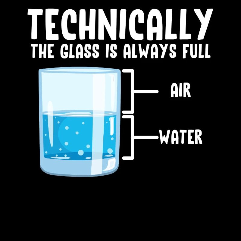 Le verre est toujours plein de science