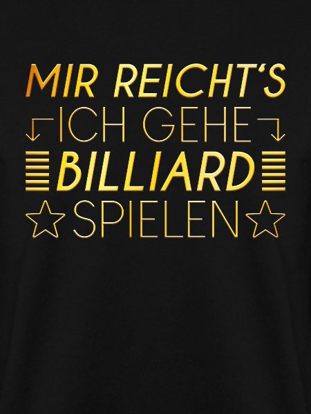 Billiard Spruch