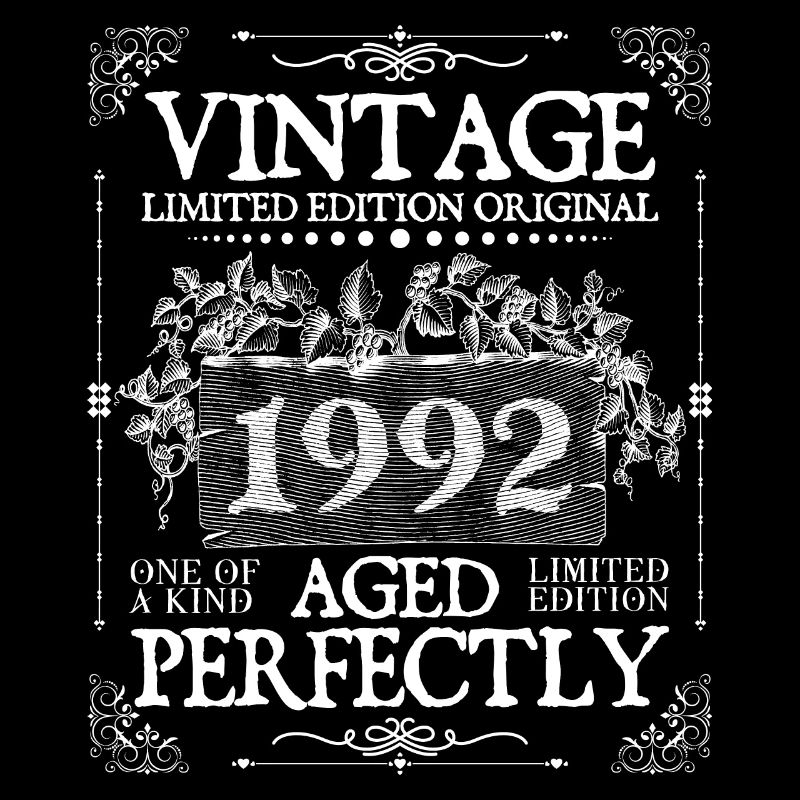 1992 | Vintage Perfectly seit 1992 Geburtstag