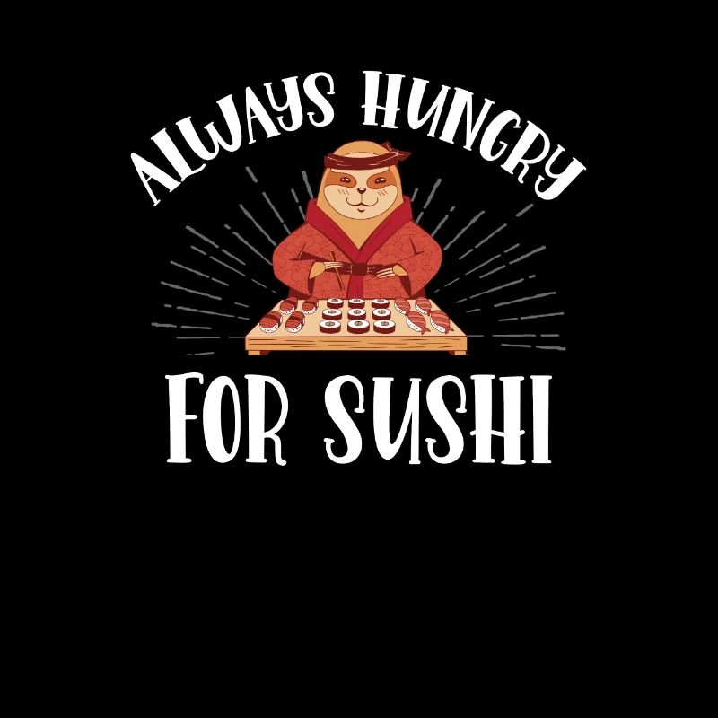 Immer Hungrig Nach Sushi-rollen Japanischer