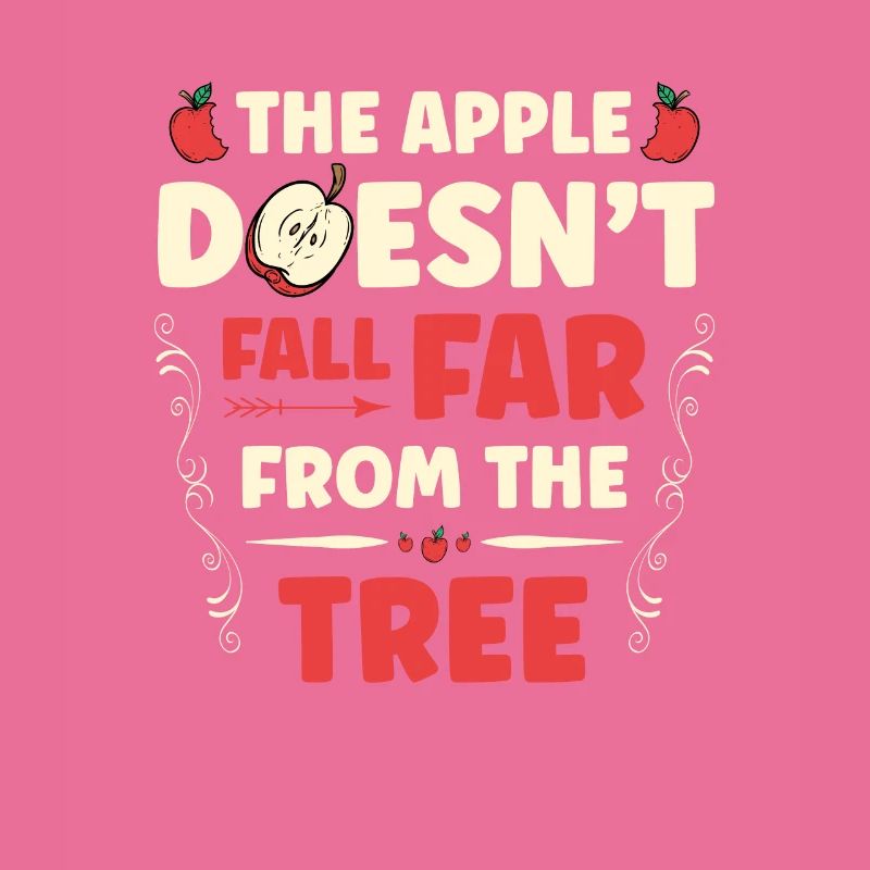 The apple does not fall far from the trunk apple
