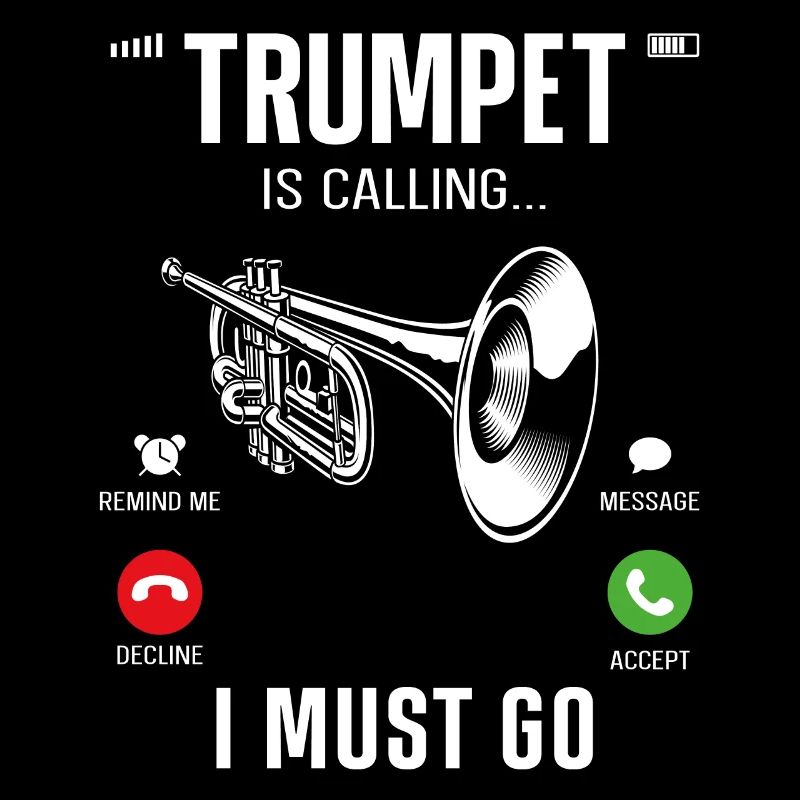 Affichage du téléphone trumpet player