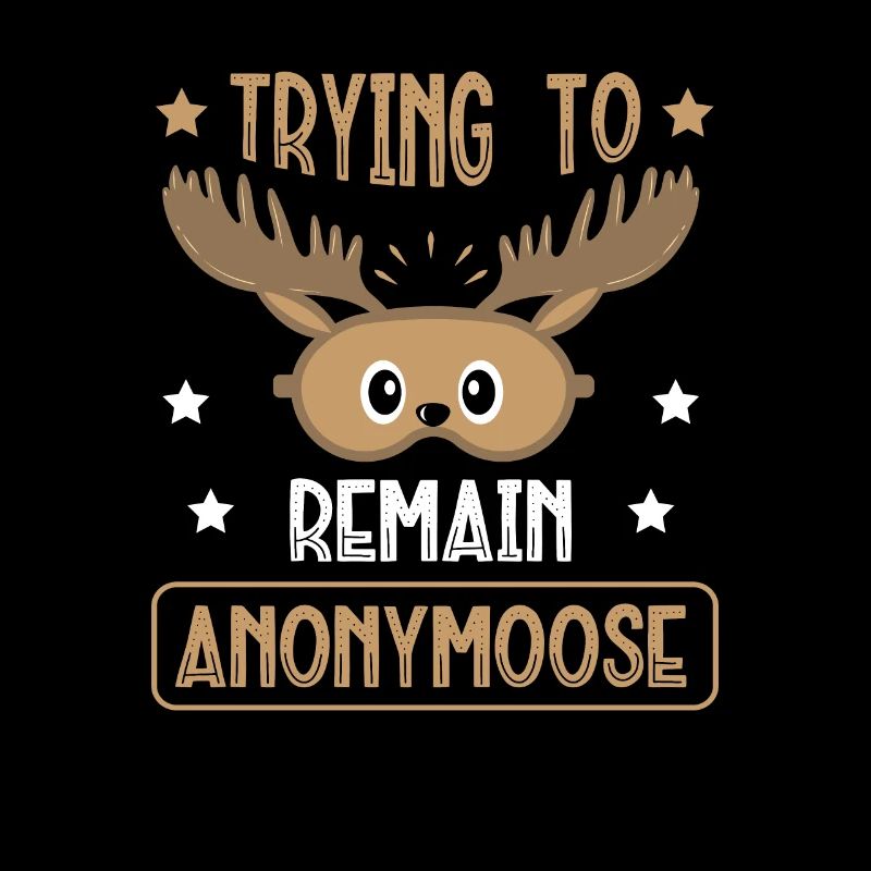 Trying to remain anonymous, Alces Deer