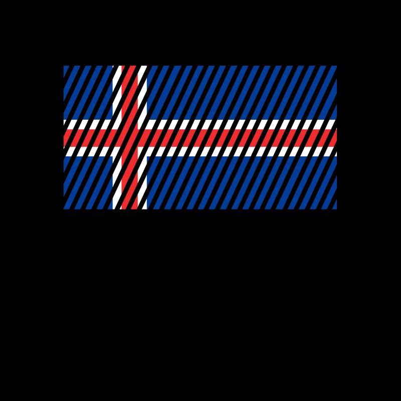 Island Flagge