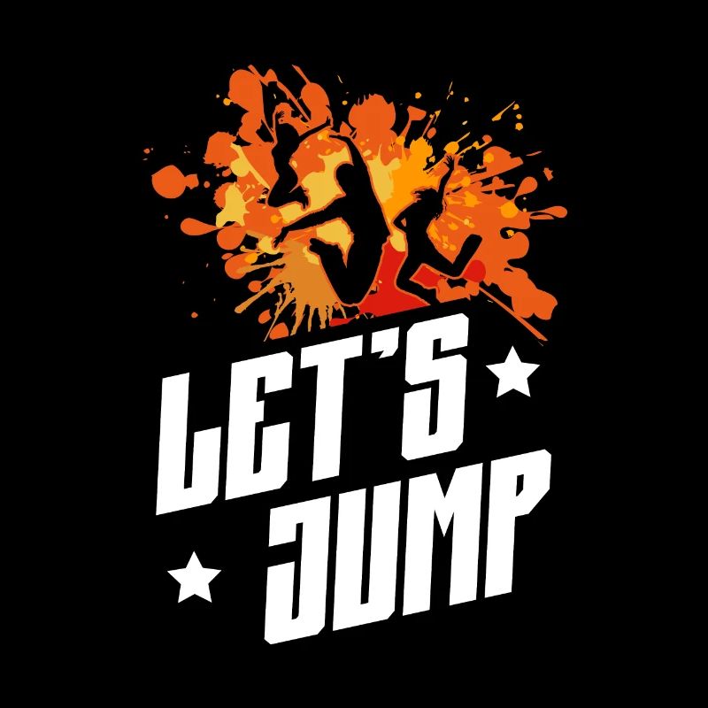Let's Jump Trampoliner Trampolinist Trampolin