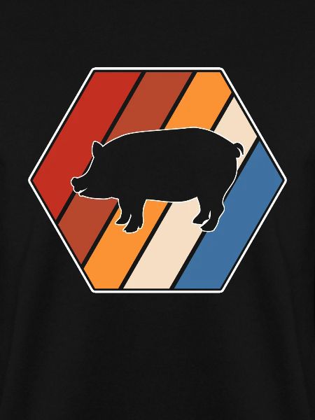 Schwein Retro