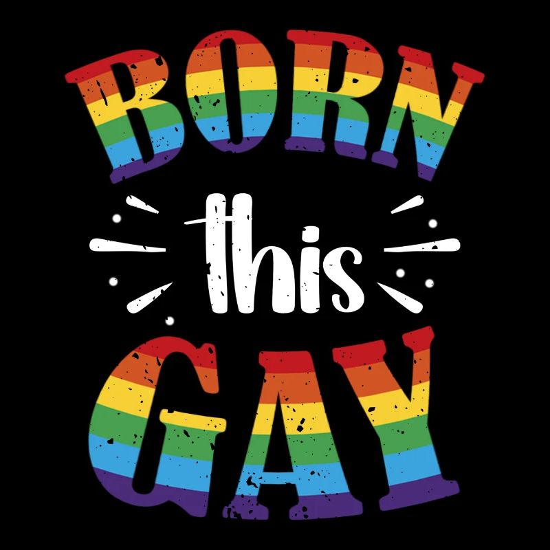 Born This Gay Pride Flag Rainbow