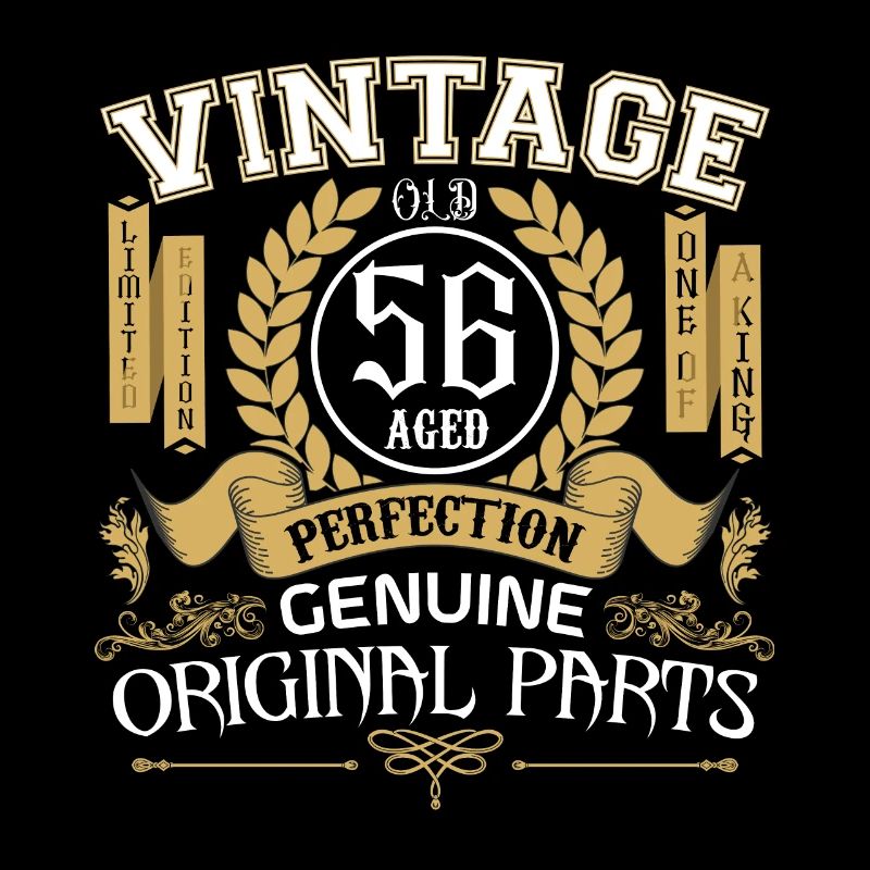 Vintage 56 ans - cadeau d’anniversaire 56 ans