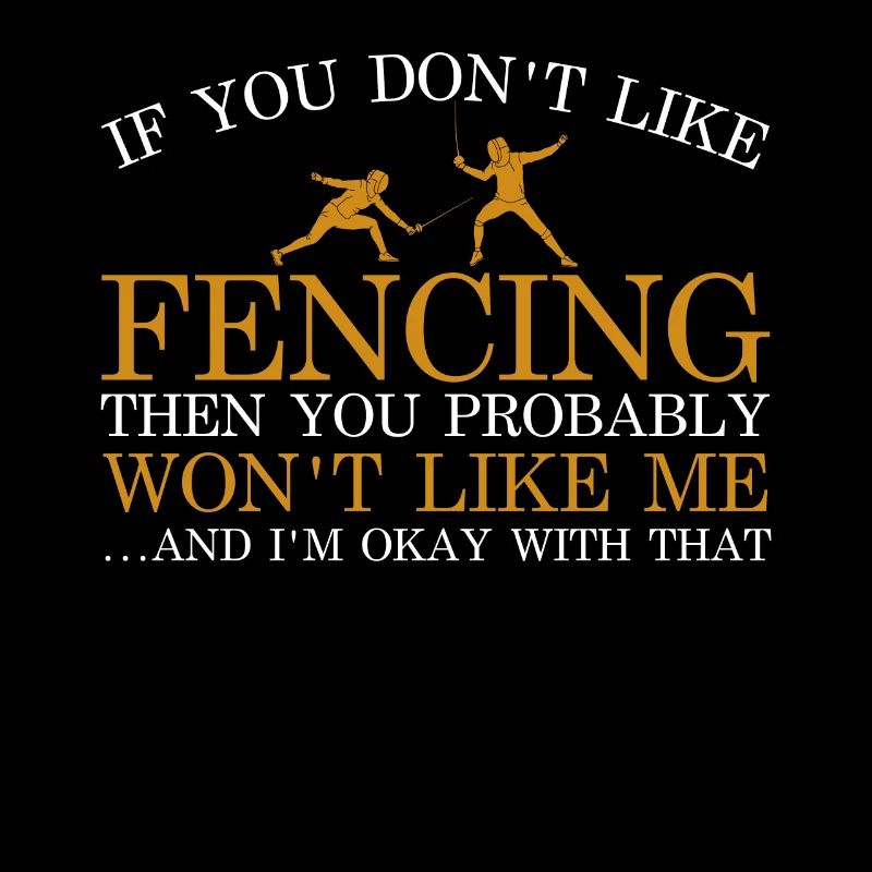 Fencing épée fencing duel gift idea