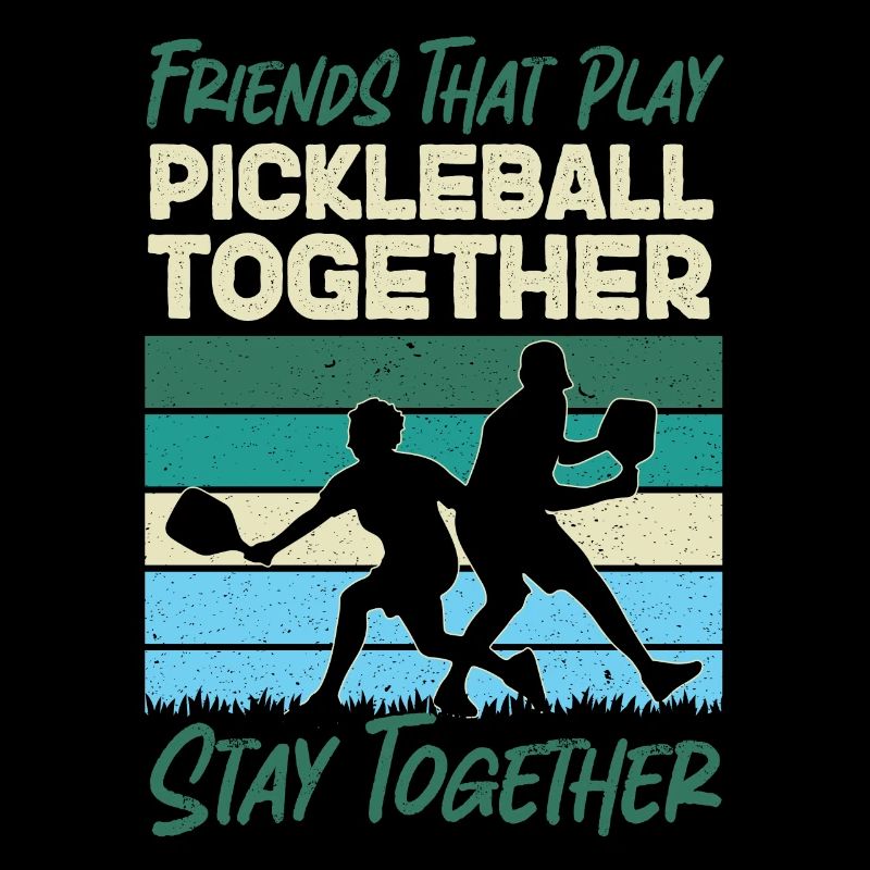 Pickleball Buddies Retro Vintage