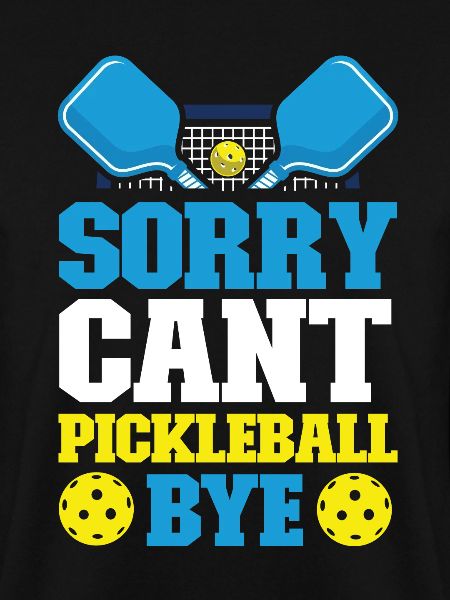 Pickleball Désolé. Argot. Pickleball