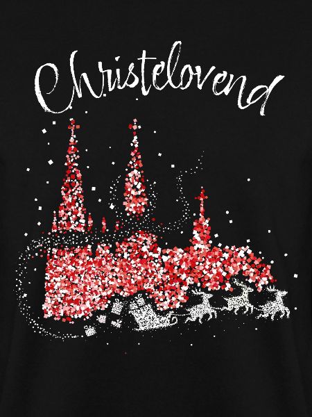 Fastelovend Karneval Konfetti Weihnachtsmann