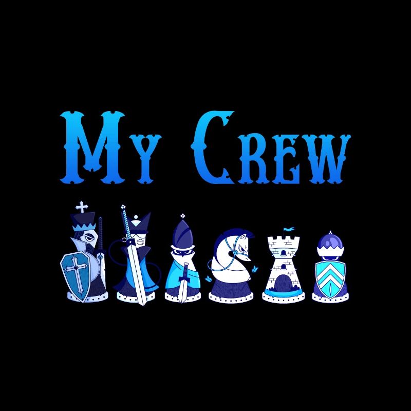 Schach Schachspiel Schachfiguren My Crew