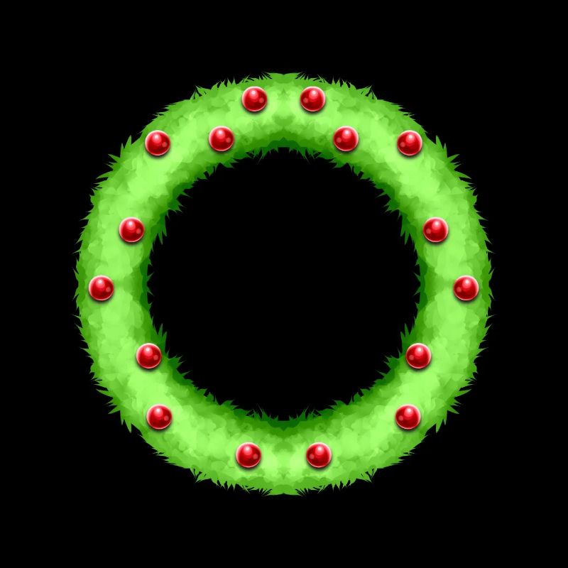 Couronne de Noël Baies rouges Noël