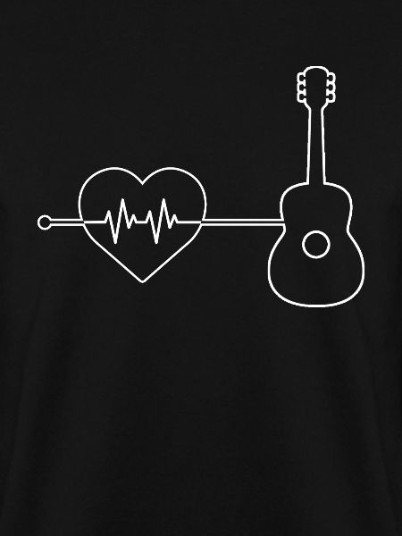 Gitarre Herzschlag