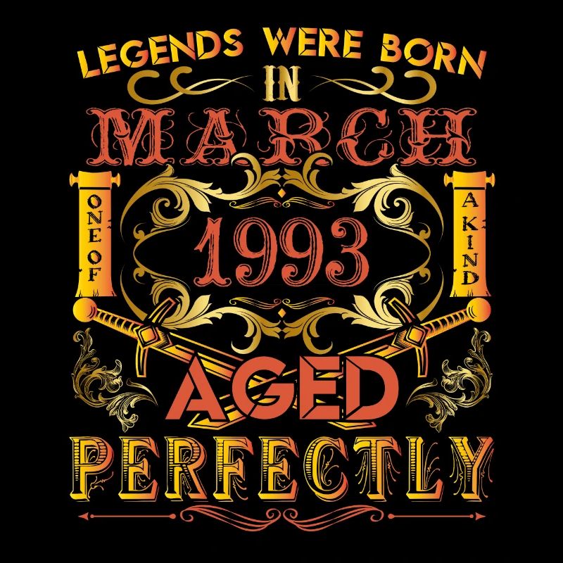 March 1993 - birthday 1993 legends were born.