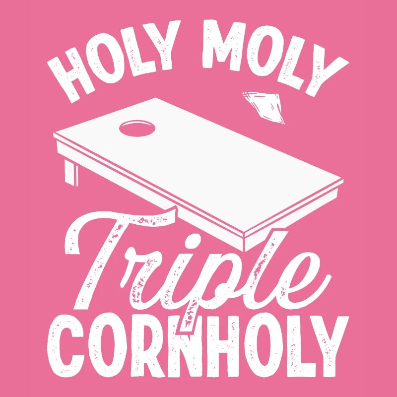 Cornhole Player Holy Moly Triple Cornholy Tosser