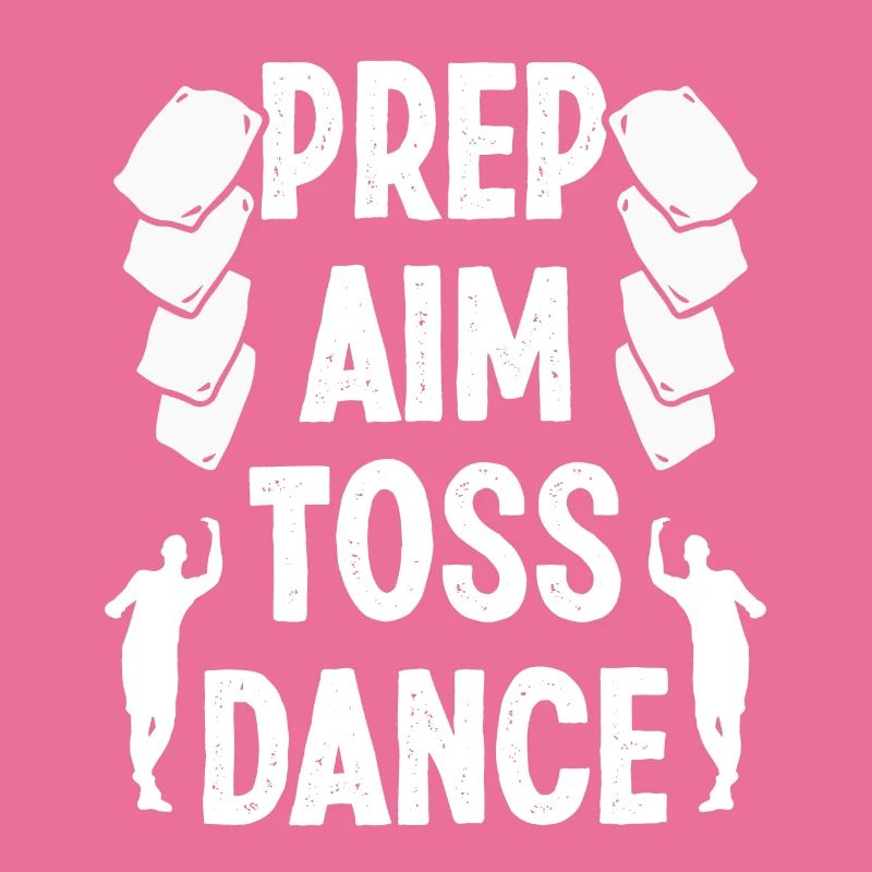 Cornhole Player Prep Aim Toss Dance Drinking Toss