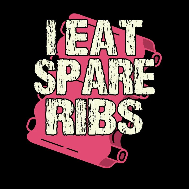I eat spare ribs