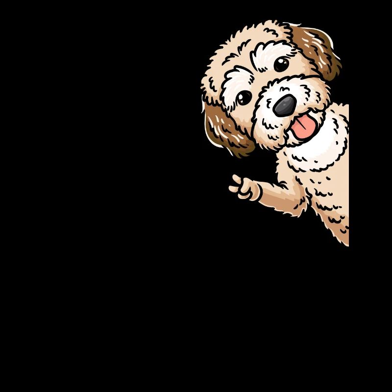 Chien Maltipoo de côté