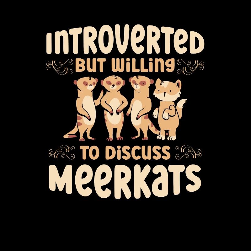 Introverti, mais prêt à parler de suricates