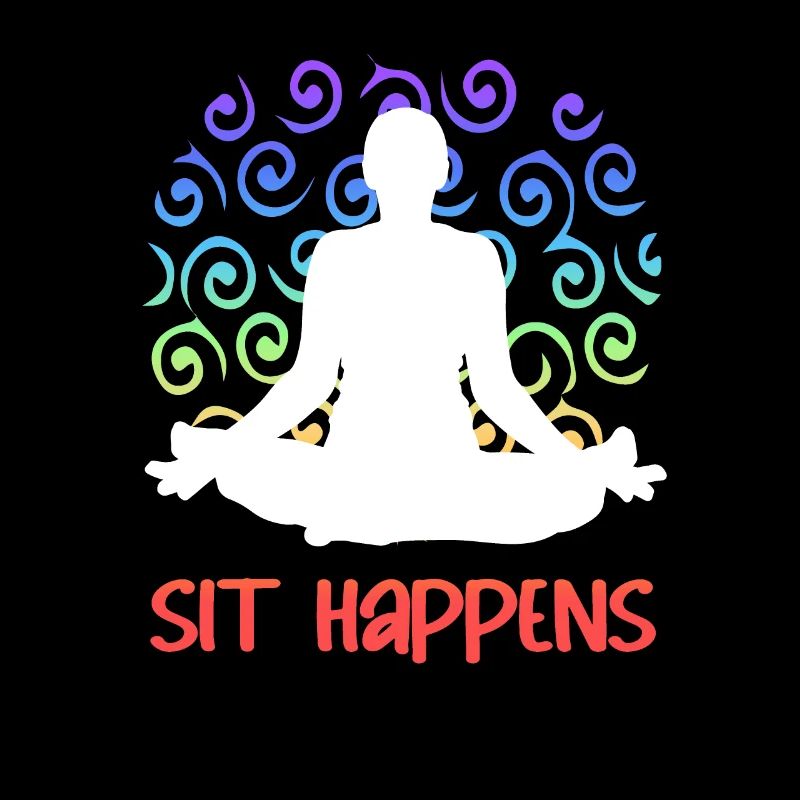 Sit Happens Funny Yoga