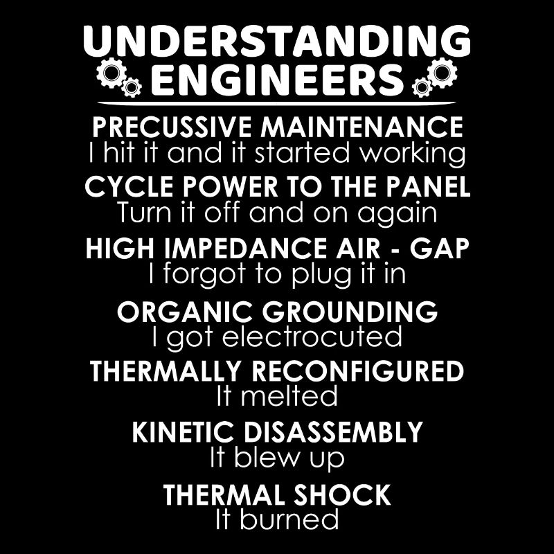 Understanding Engineers Funny Science Nerds