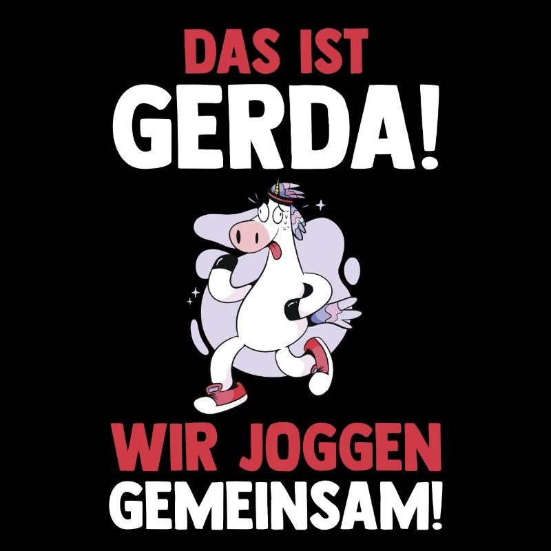 This is Gerda we jog together cow