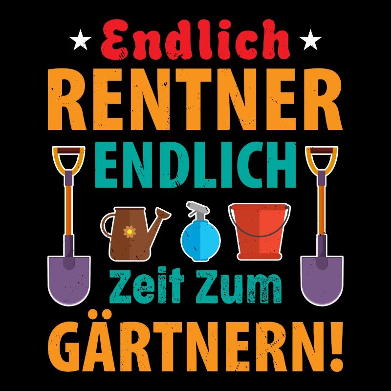 Endlich Rentner, endlich Zeit zum Gärtnern!