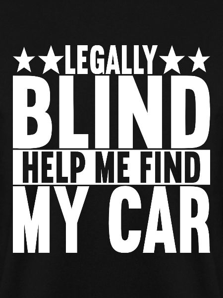 Blind visual impairment
